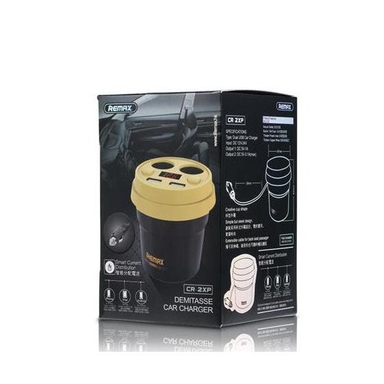 Remax CR-2XP Car Charger - Μαύρο