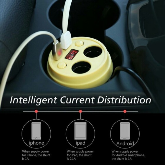 Remax CR-2XP Car Charger - Μαύρο