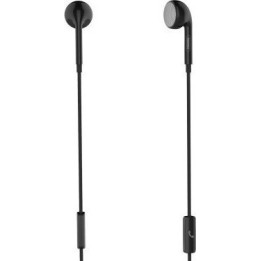 Ακουστικά με μικρόφωνο Earphone Remax Single Black RM-101
