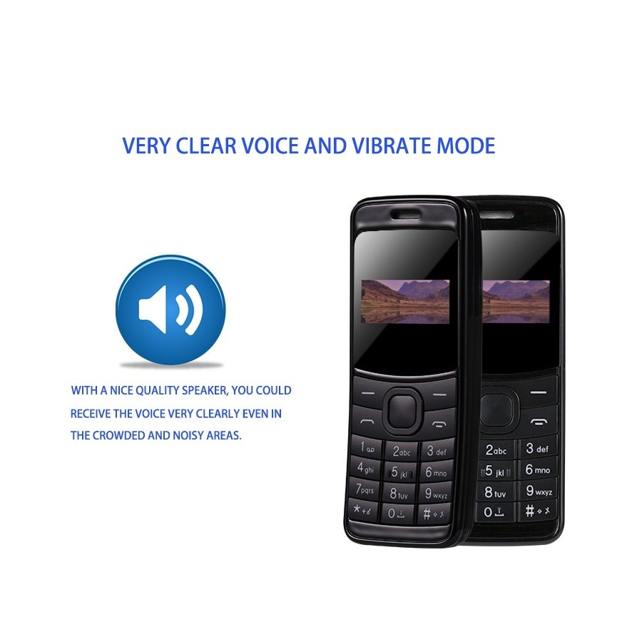 M8110 Mini Bluetooh Κινητό τηλέφωνο Dual sim με Micro SD Card Slot & Camera 0.3MP