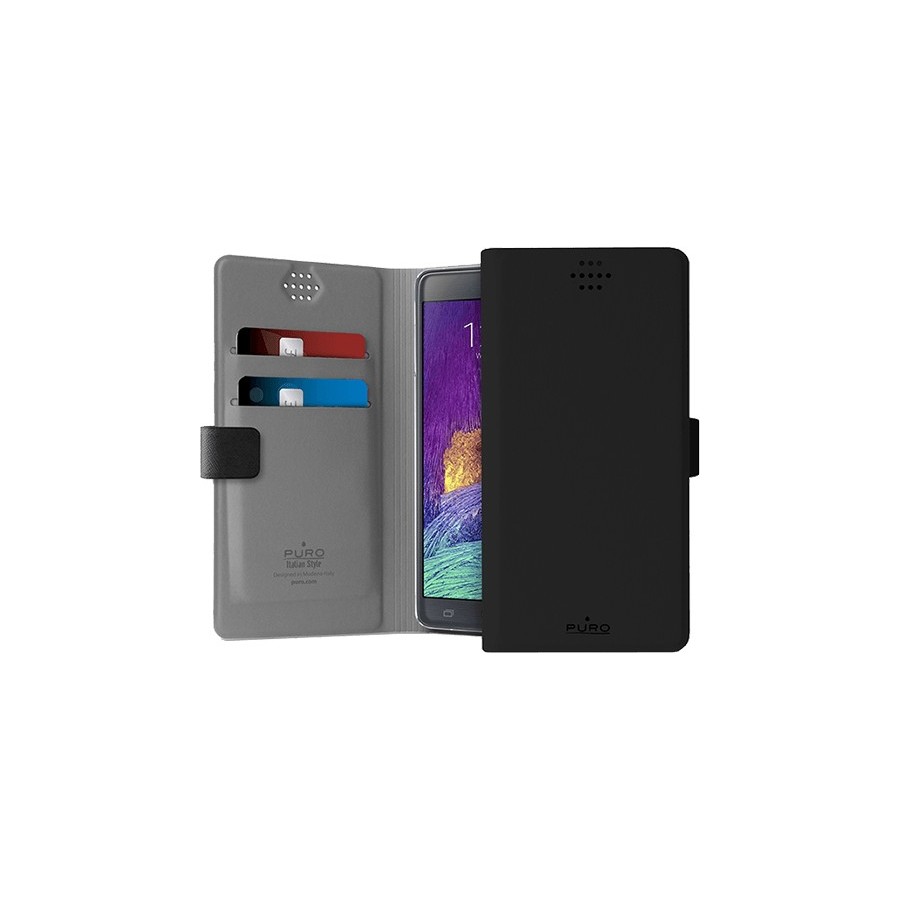 Θήκη PURO Universal Book Case M(4") - BLACK (UNIWALLET1BLKM)