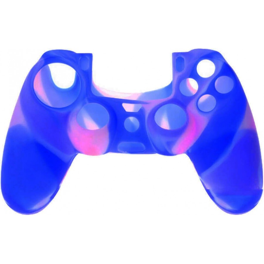 OEM SILICONE CASE - ΚΑΛΥΜΜΑ ΣΙΛΙΚΟΝΗΣ ΓΙΑ ΧΕΙΡΙΣΤΗΡΙΑ PS4 - MULTI COLOUR ΜΠΛΕ / ΡΟΖ / ΛΕΥΚΟ