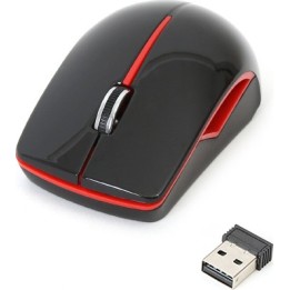 Ποντίκι Ασύρματο Platinet PM0417WBR USB μαύρο/κόκκινο