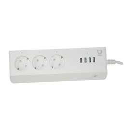 Πολύπριζο smart WiFi με USB 3+4 FBE2 SS06/10A/2300w