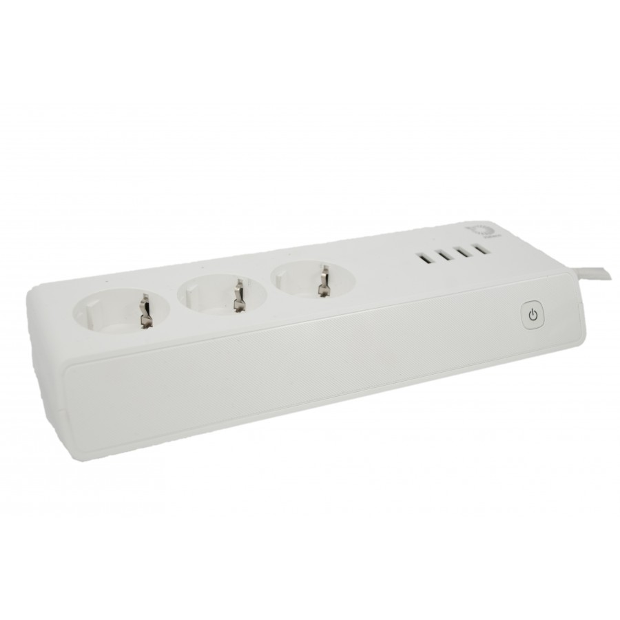 Πολύπριζο smart WiFi με USB 3+4 FBE2 SS06/10A/2300w