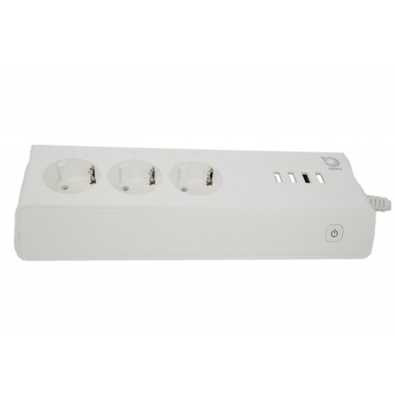 Πολύπριζο smart WiFi με USB 3+4 FBE2 SS06/10A/2300w