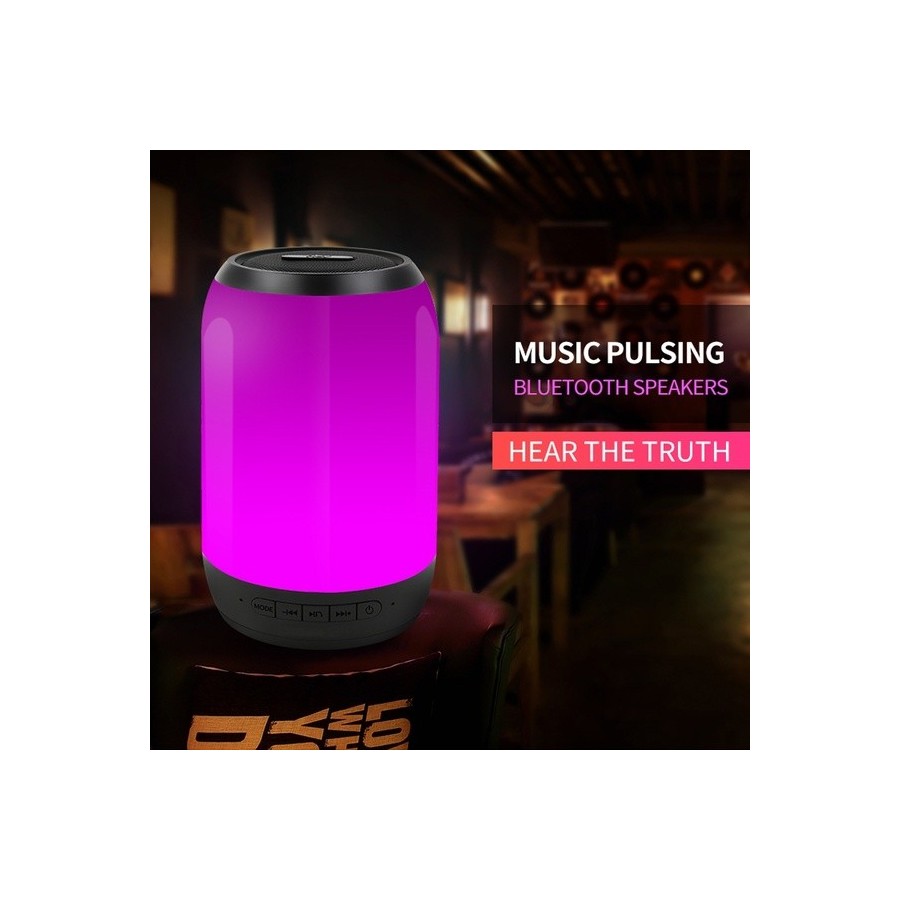 NBY Brand 2260 Mini LED Light Subwoofer Wireless Bluetooth Speakers