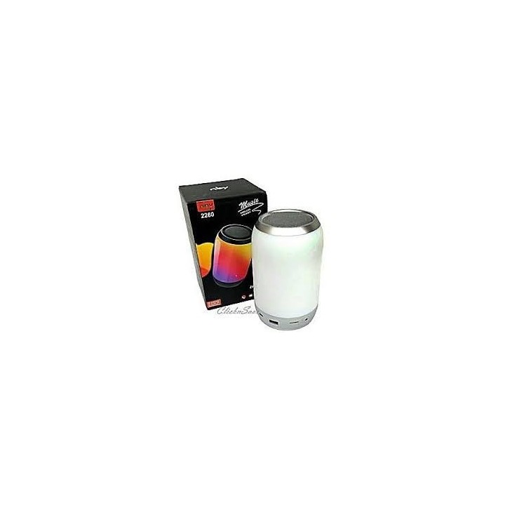 NBY Brand 2260 Mini LED Light Subwoofer Wireless Bluetooth Speakers