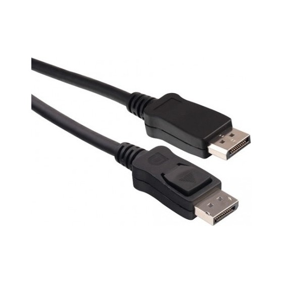 Καλώδιο DeTech Display Port 14+1 cooper σε Display Port 1.8m, Μαύρο