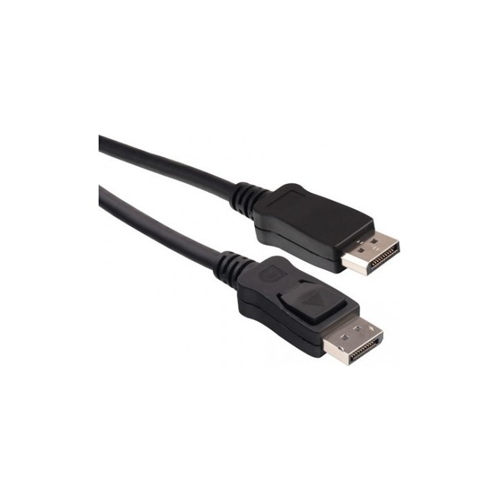 Καλώδιο DeTech Display Port 14+1 cooper σε Display Port 1.8m, Μαύρο