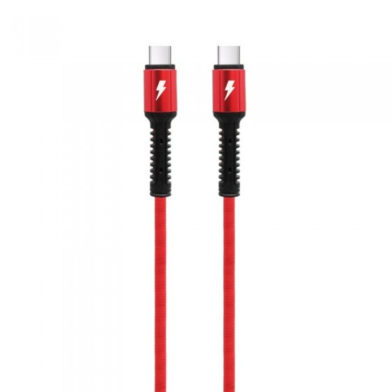 Καλώδιο δεδομένων LDNIO LC91, Type-C - Type-C, 1.0m, Διαφορετικα χρώματα