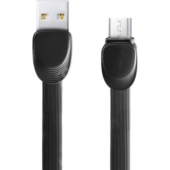 καλώδιο δεδομένων micro USB, 1m, Remax Shell RC-040m, Μαύρο