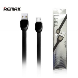καλώδιο δεδομένων micro USB, 1m, Remax Shell RC-040m, Μαύρο