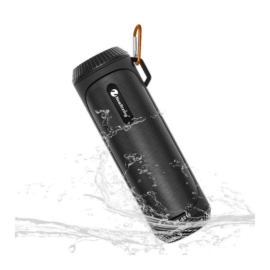 New Rixing NR-4016A Bluetooth επαναφορτιζόμενο φορητό ηχείο με φακό