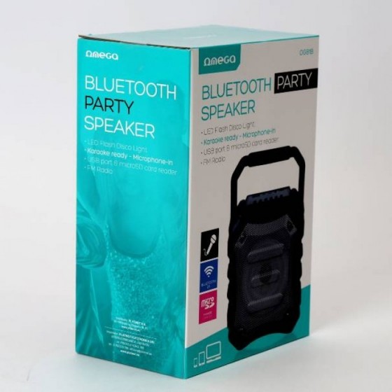 HXEIO BLUETOOTH 5W KARAOKE W/FM RADIO OMEGA OG81B